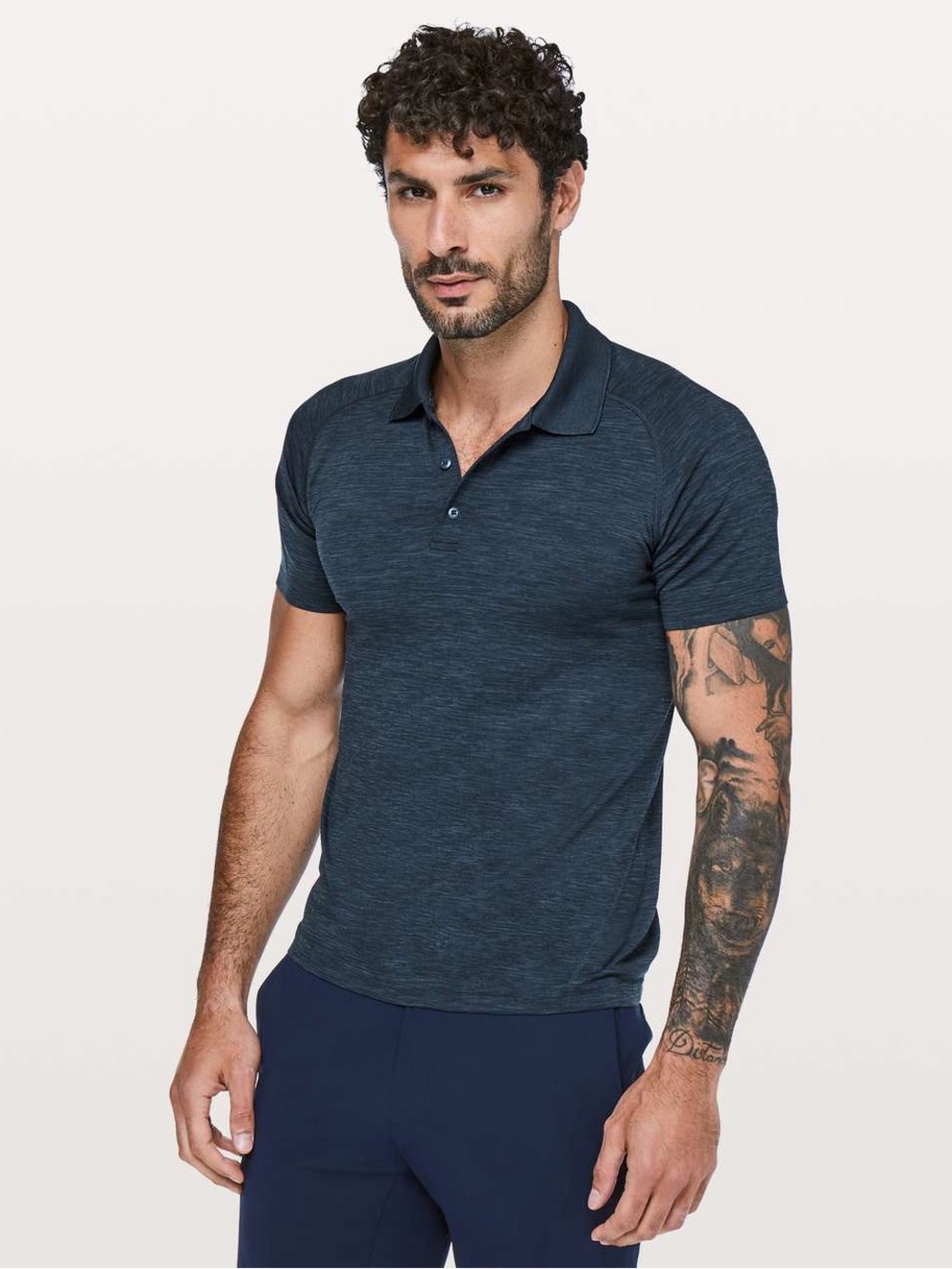 Lululemon Metal Vent Tech Polo
Mineral Blue / Nautical Navy